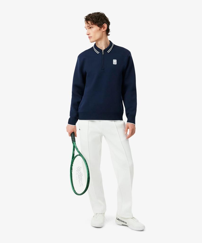 LACOSTE Men'S Tennis Heritage Half-Zip Sweatshirt Sh0271-56G 166