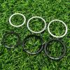 6lots Good Quality Aluminum Bottom Brackets Spacers Bicycles Cranks Washers for Enhancing Cycling Performances