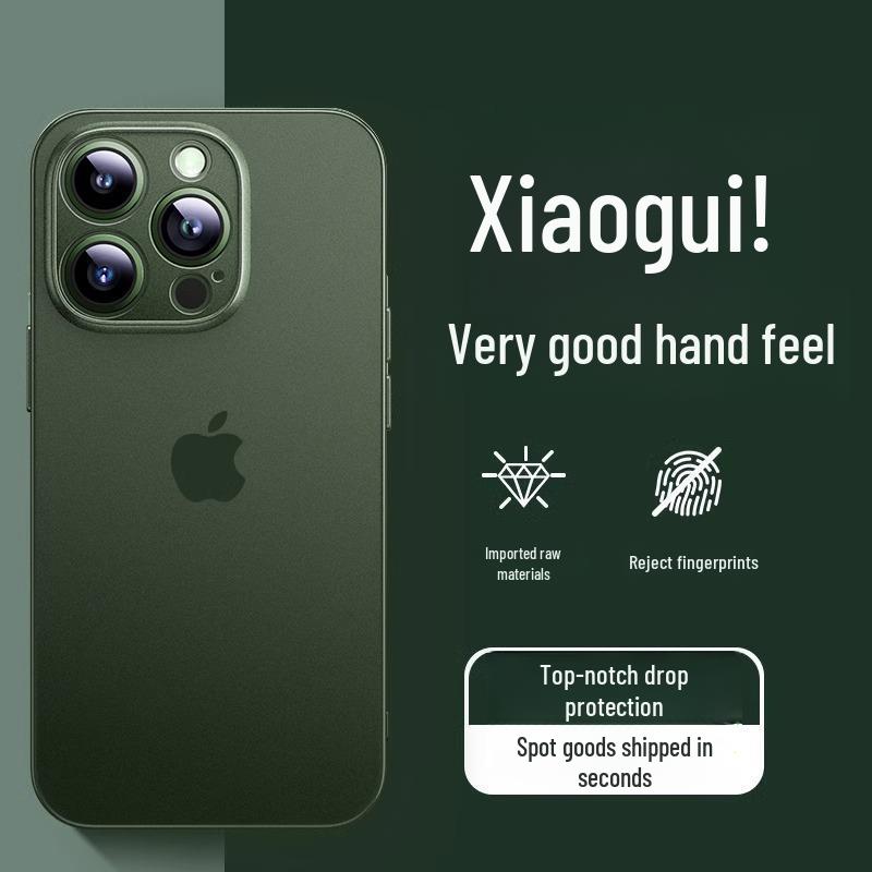 IPhone 16 Pro-ს ქეისი - თავსებადი iPhone 15-თან, ტიტანის ფერი, ულტრა თხელი, მქრქალი გამჭვირვალე, პრემიუმ შეგრძნება