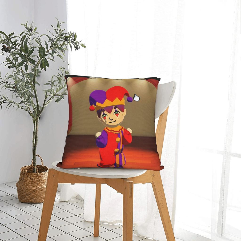 Hugh Morris Tomodachi Life Game Pillowcase Polyester Cushion Cover Decor Pillow Case Cover Home Zipper 45X45cm