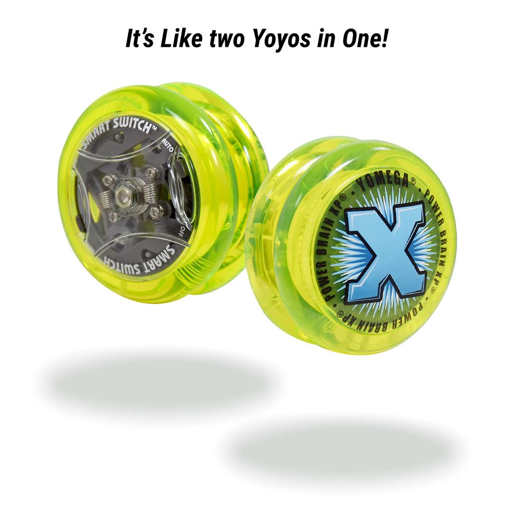 Yomega Power Brain XP Bearings for and Intermediate Competition Automatic Return and Manual Includes 2 Strings Yo-Yo Kids, Beginners, Players, Use,