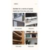 Telescopic Under Table Storage Rack Metal Cable Management Tray Home Office Desk Wire Organizer No Punching Storage Accessories