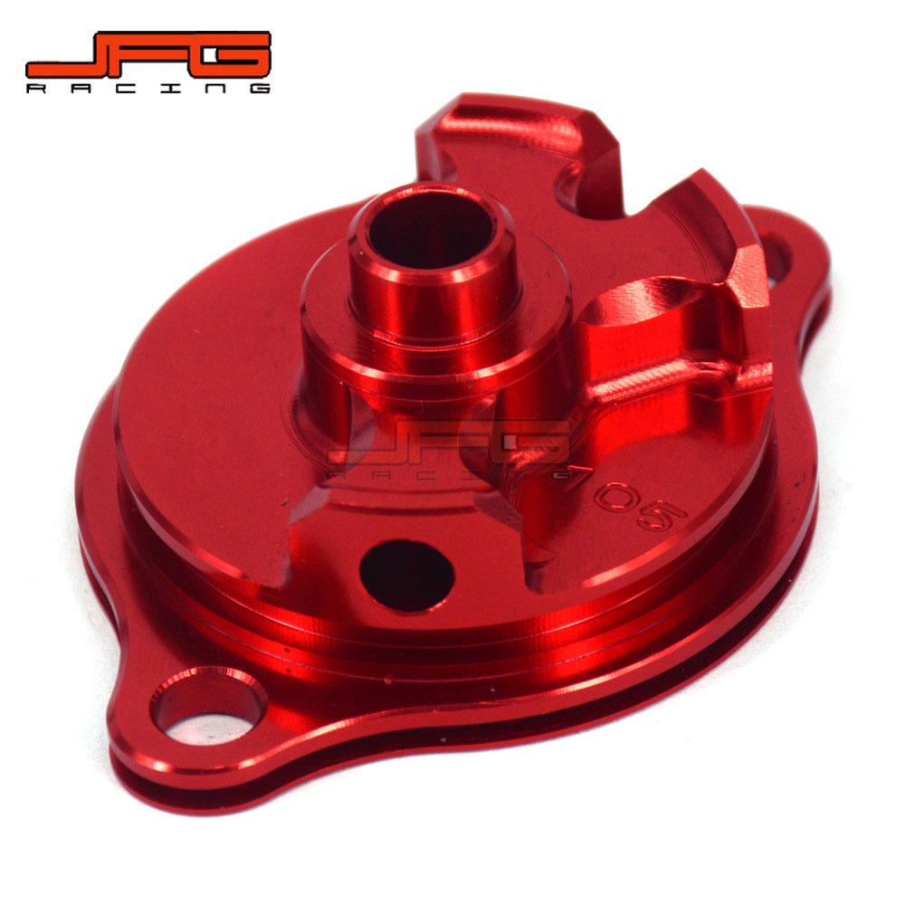 CRF250R 2004-2009 Off-Road Motorcycle CNC Aluminum Oil Filter Cover.