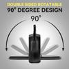 Double Sided COB Flashlight USB Rechargeable Keychain Light Torch Work Light Multifunctional 90° Rotation Camping Repair Lantern