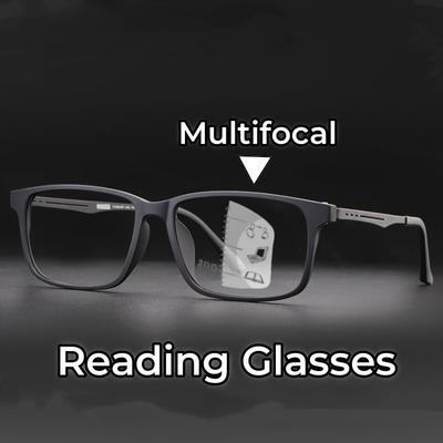 New Retro Business  Progressive Multifocal Presbyopia Glasses Anti Blue Light Presbyopia Glasses Unisex Bifocal Eyewear
