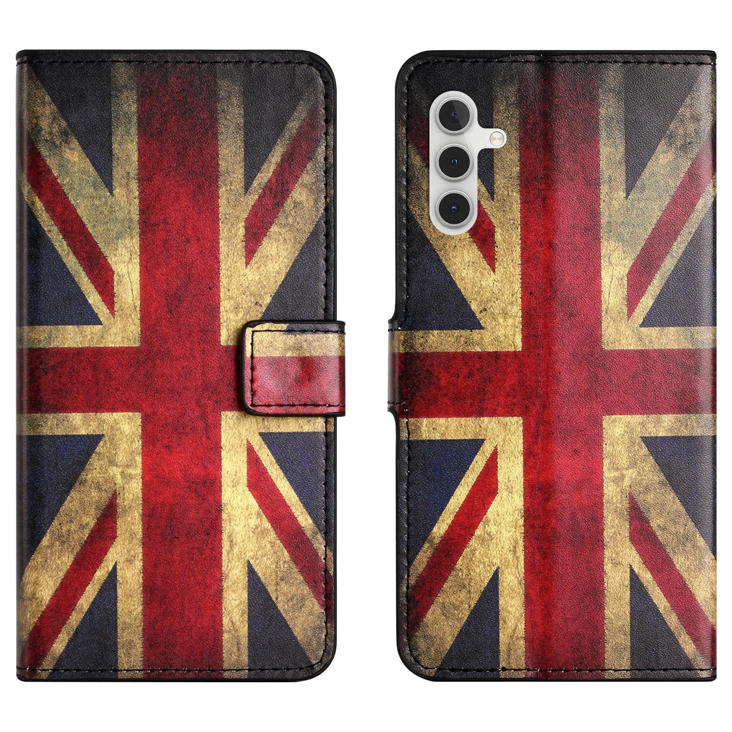 

Чехол для Samsung Galaxy A36 5G с принтом, кошелек из ПУ кожи, чехол для телефона Union Jack
