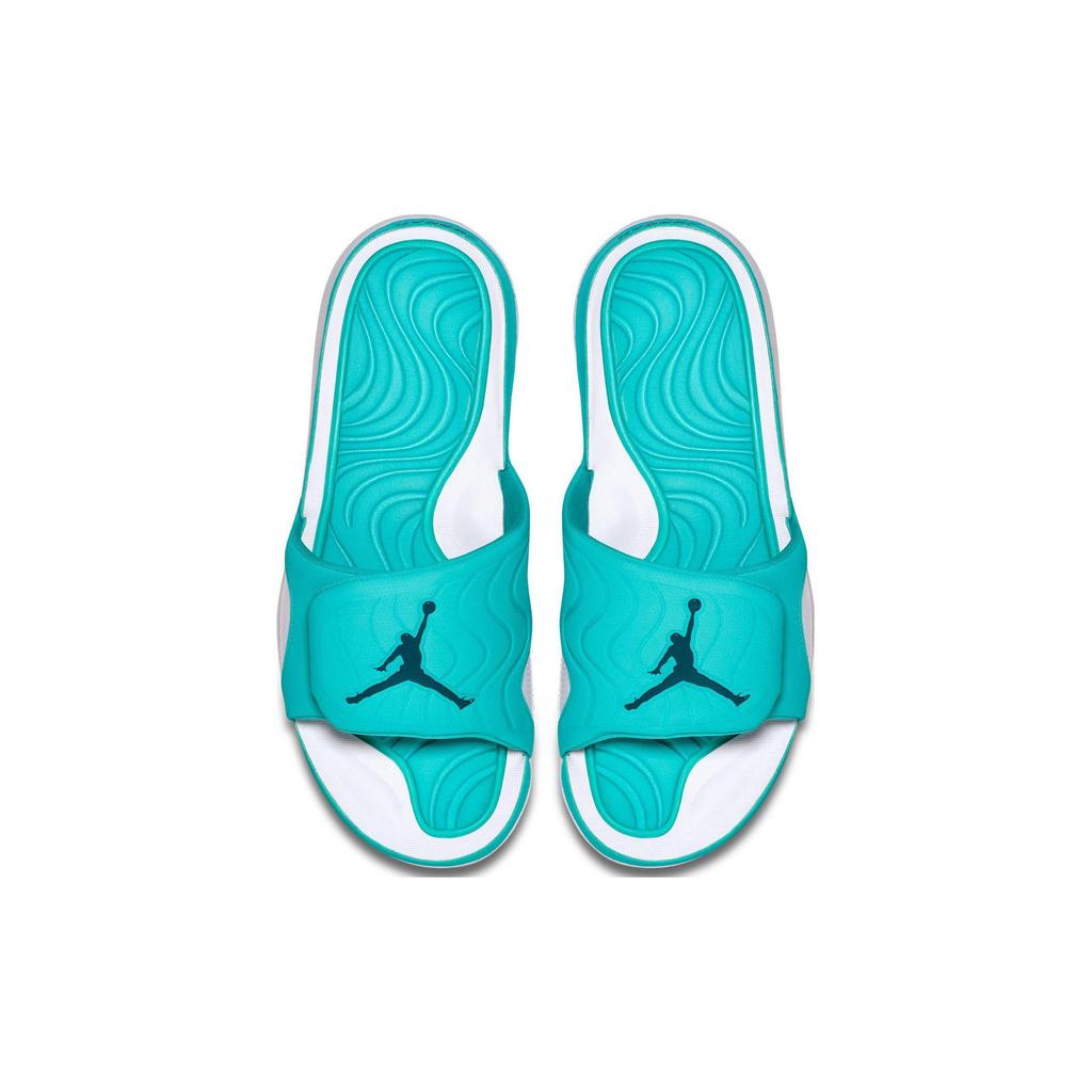 Jordan Hydro 4 Retro Teal White Men's Slides 705163-405