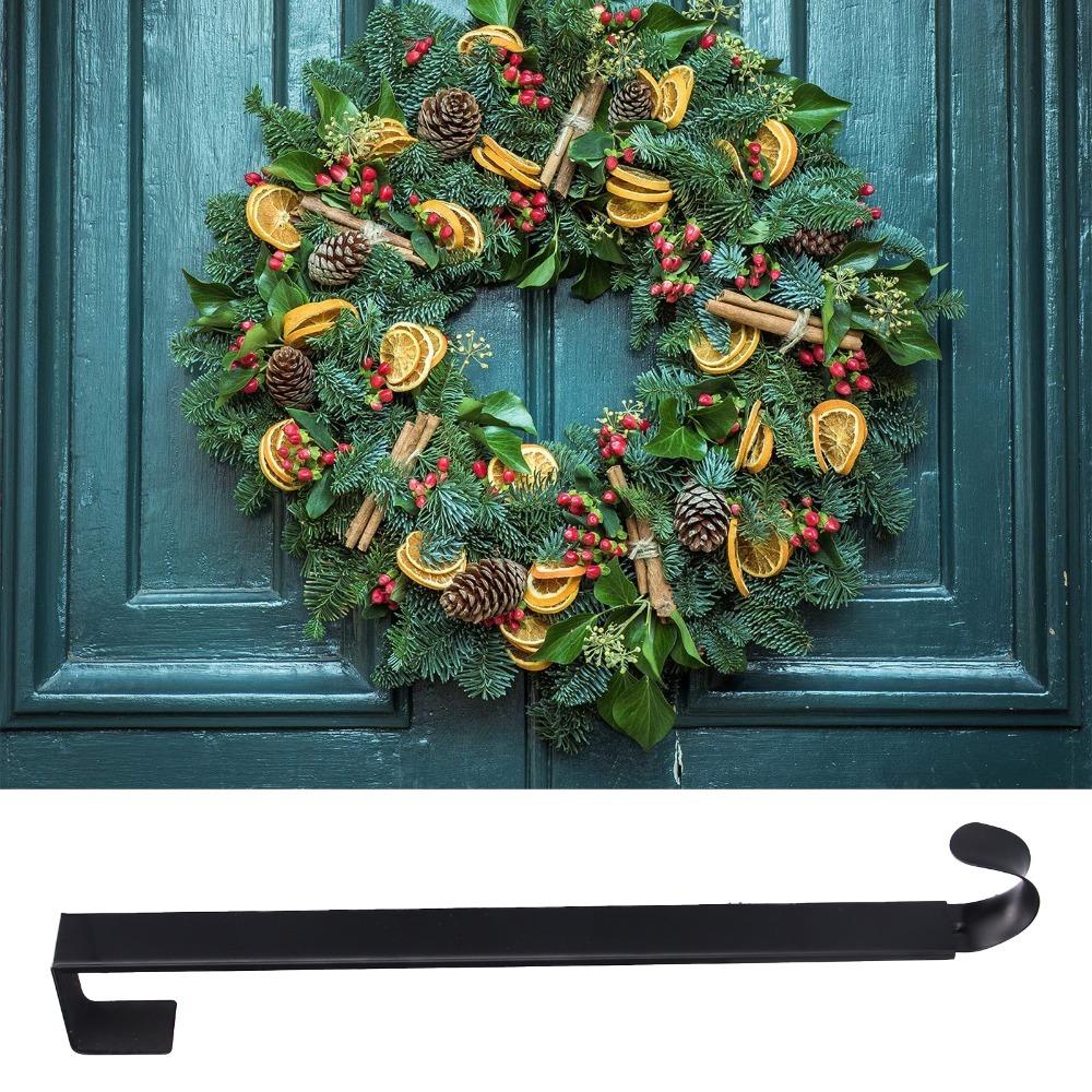 Iron Door Wreath Hook Retractable Over Door Hanger Convenient Wreath Hanger  Indoor Outdoor