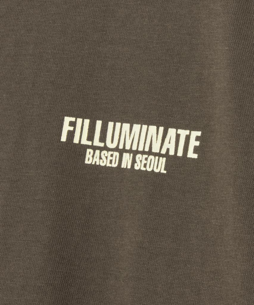 FILLUMINATE Contrast Graphic T-Shirt - Brown