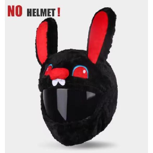 Motorcycle Full Helmet Cover Cartoon Plush Animal Helmet Cover Fabric Protection Funny Helmet Cover Motorcycle AccessoriesSpeed Sensors 6