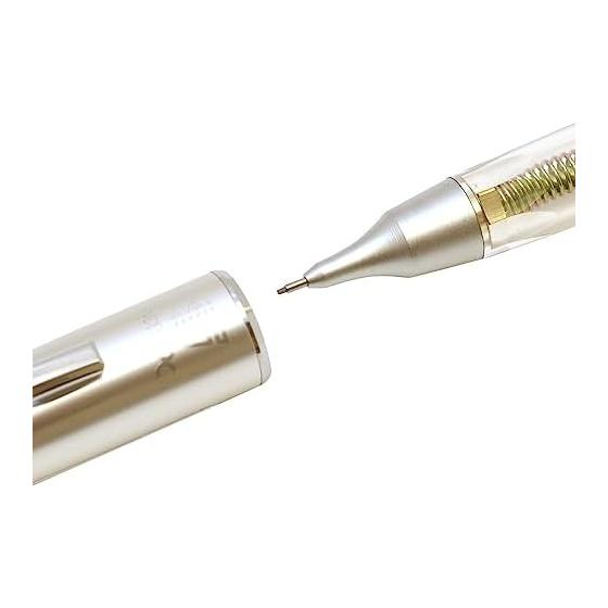 Mannen Shiro Kelly Mechanical Pencil Limited Color 0.5mm [Silver/Clear] Pocket