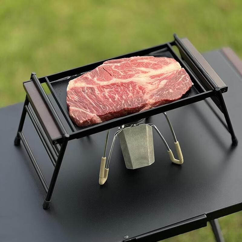Oeny Portable Camping BBQ Griddle Pan