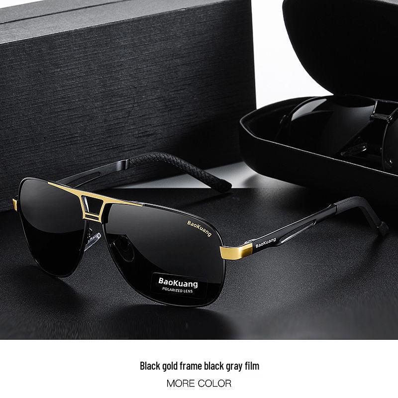 Men's Dual-Use Color-Changing Polarized Sunglasses for Day/Night: Anti-Glare, HD Vision for Driving & Fishing