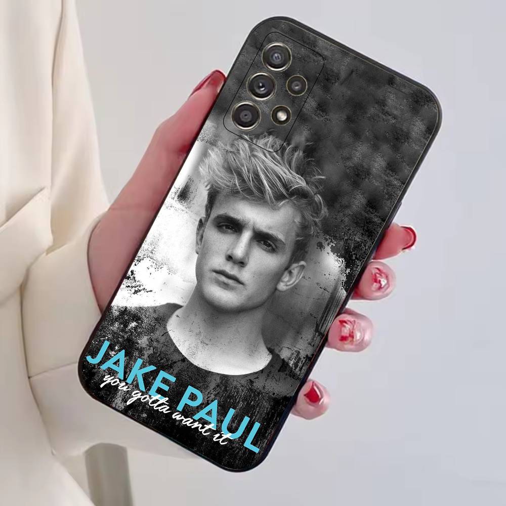 Boxing Star J-Jake Paul Phone Case For Samsung S25,S24,S21,S22,S23,S30,Ultra,S20,Plus,Fe,Lite,Note,10,Black Cover