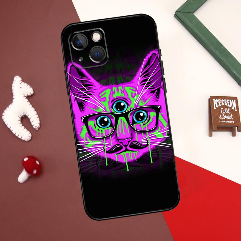 Psychedelic Trippy Art Cover For iPhone 12 11 13 14 15 Pro Max 12 Mini 7 8 Plus X XR XS Max SE 2020 Phone Case