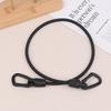 2Pcs D-Type Plastic Hook Elastic Bungee Shock Cord Strap Car Luggage Tent Kayak Boat Canoe Bikes Adjustable Tie Strap Hooks