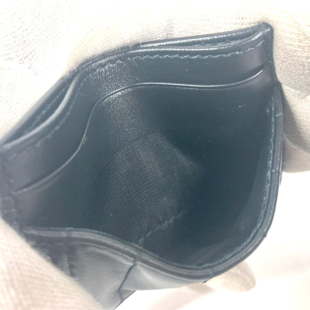 BURBERRY 8064827 TB logo Business Card Holder Card Case Leather Black Unused