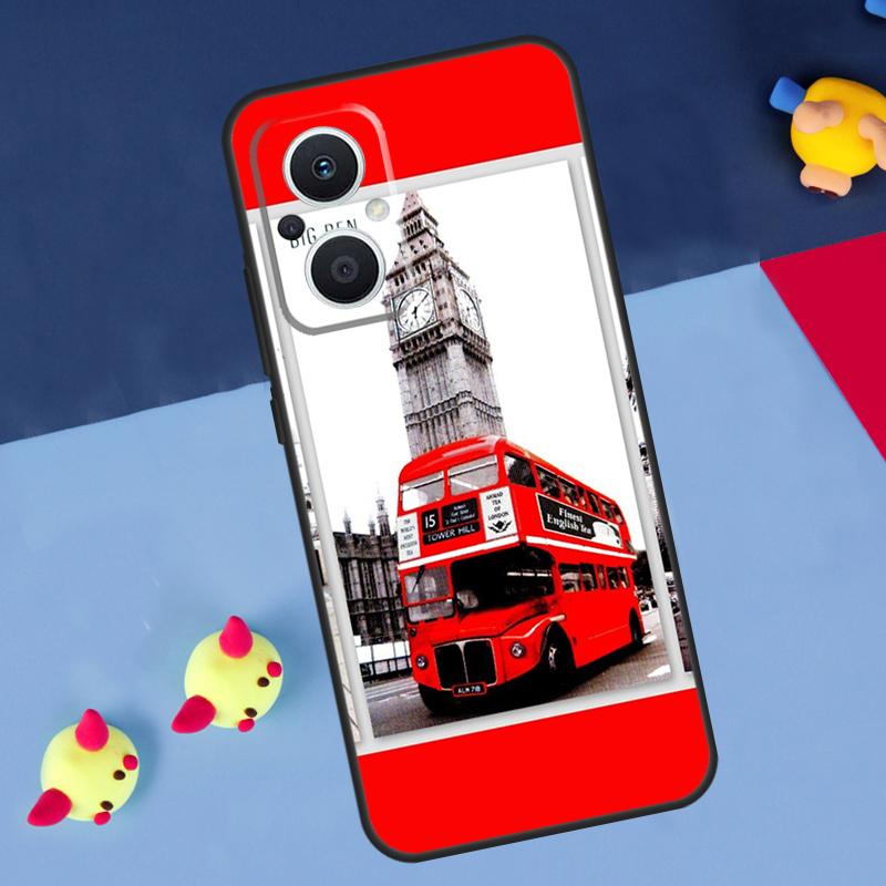 London Bus England Big Ben For OPPO Reno 14 13 12 11 10 Pro 11F 12F 13F 14F 7 8 Lite 8T OPPO Find X9 X5 X6 X8 Pro Case