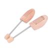 2Pcs Wood Anti Deformation Anti Wrinkle Women Men Shoe Tree   with Spring Column(35 36)