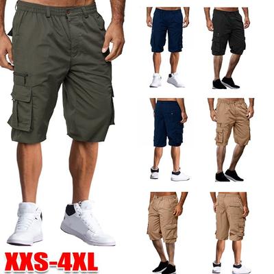 Plus Size Men's Loose Shorts Casual Slow Cargo Pants Loose Cargo Shorts for Men