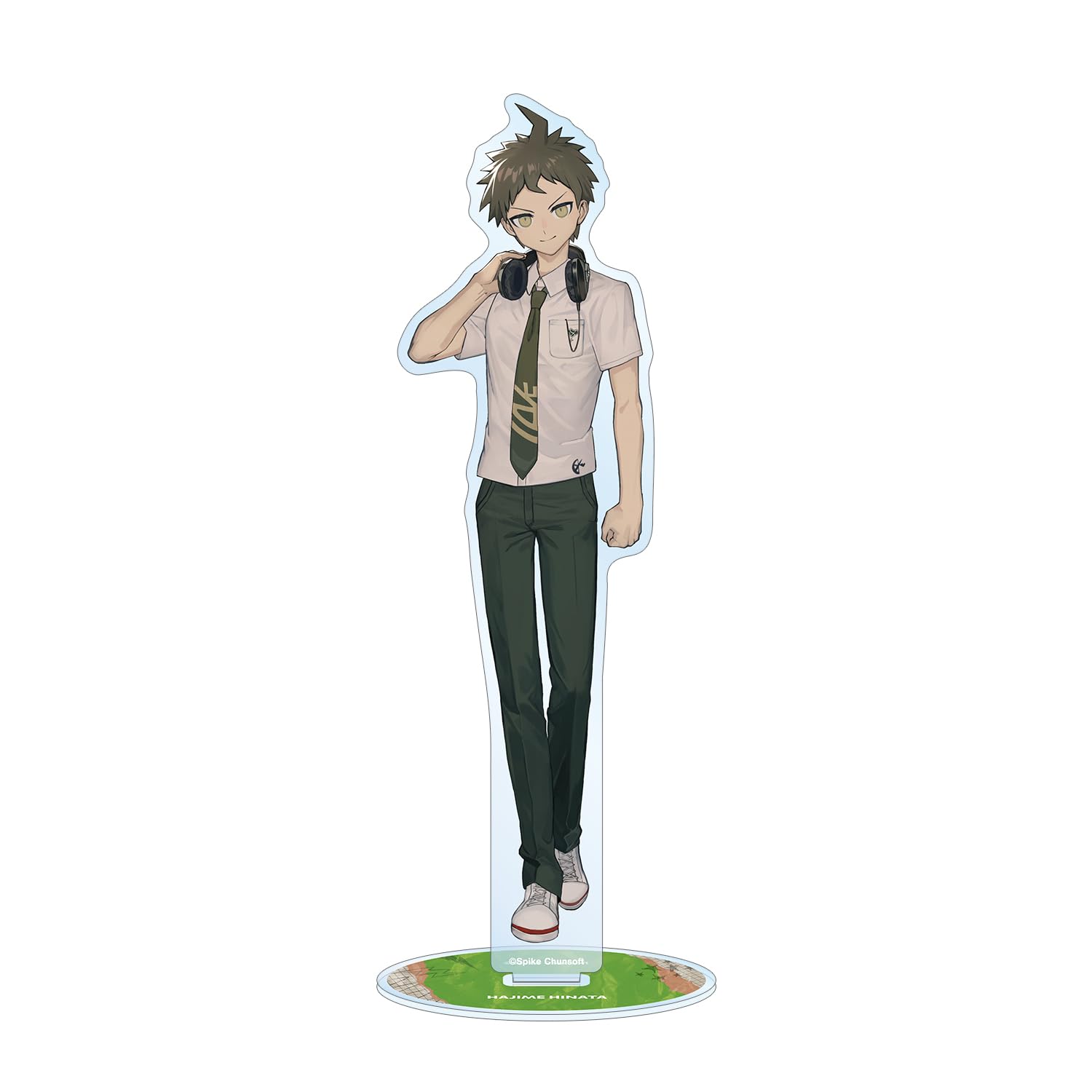 

Danganronpa Series Lack Illustration Hinata Hajime Headphones Big Acrylic Stand Ver.