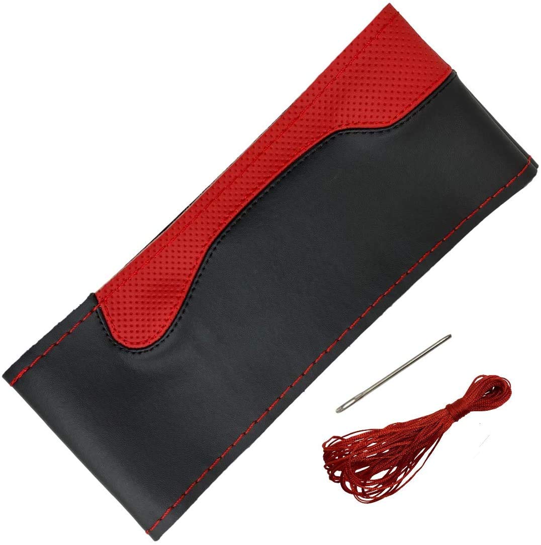 

catfight steering wheel genuine braided steering wheel for regular cars and light cars cover, leather, cover, braided, (красный)