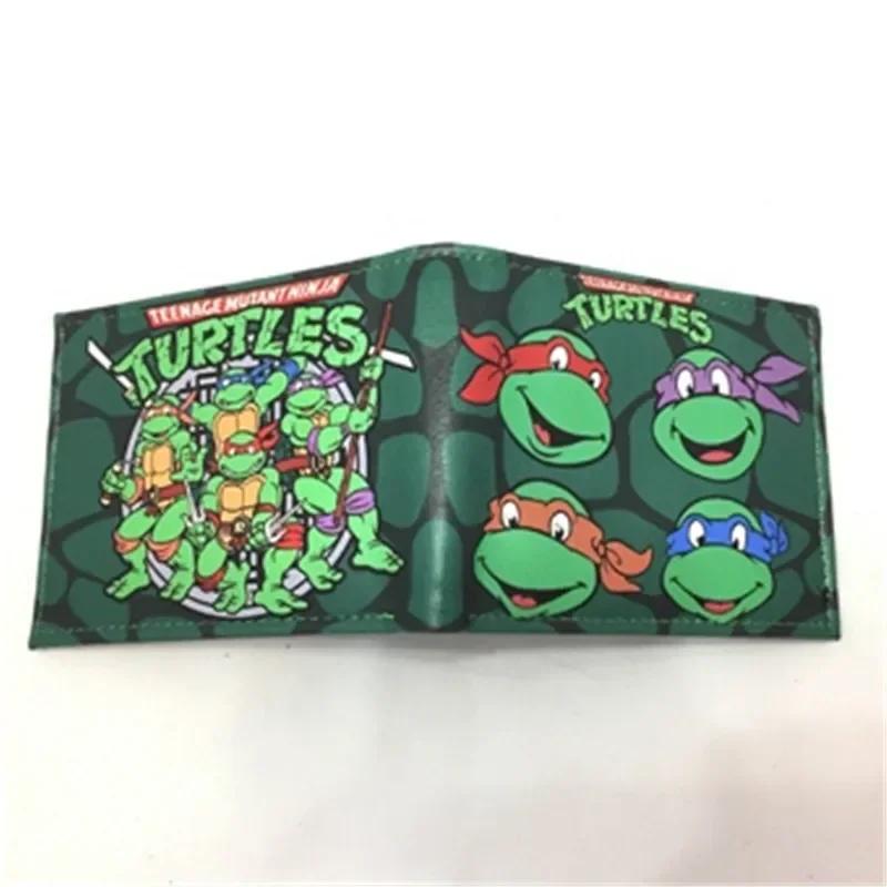 

Teenage Mutant Ninja Turtles Anime Wallet Kawaii Coin Purse Cute Animation Cosplay Card Holders Tmnt Pu Wallets Birthday Present Plaything