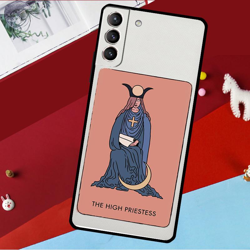 Tarot Card Astrology Sun Moon Lover Funda For Samsung Galaxy S26 S25 S24 S21 S22 S23 Ultra S10 Plus S20 FE S25 FE Phone Case