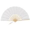 Lace Parasol with Fan, 19.69 Inch Parasol, Elegant Photography Prop, Party Decoration, Dance, Easy Opening and Closing, Convenient Handle,
