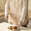 New Waterproof Stain-Resistant Apron Wipeable Hands Vest Style Breathable Sleeved Apron Anti Dirty Multipurpose Coffee House