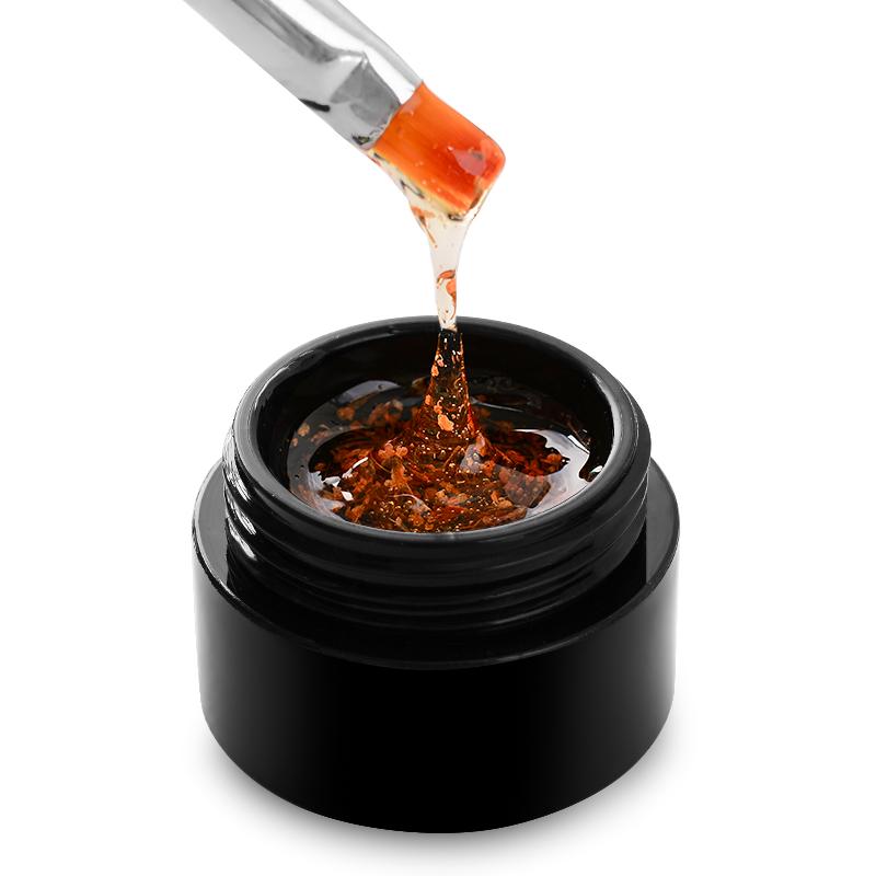 Mtssii Floral Uv Gel Varnish Lucky Gel Paint Dried Flowers 3D DIY Desgin Natural Fairy Nail Polish