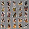 50 Photos of German Shepherd Personalized Dog German Shepherd Decoration Water Cup Luggage Skateboard Creative Cartoon Stickers