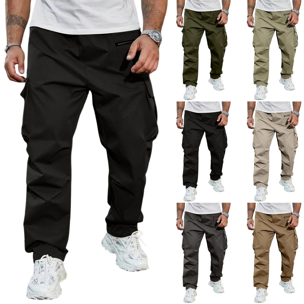 Men's  Loose  Sports  Leisure  Multiple Pockets  Function  Workwear  Trousers