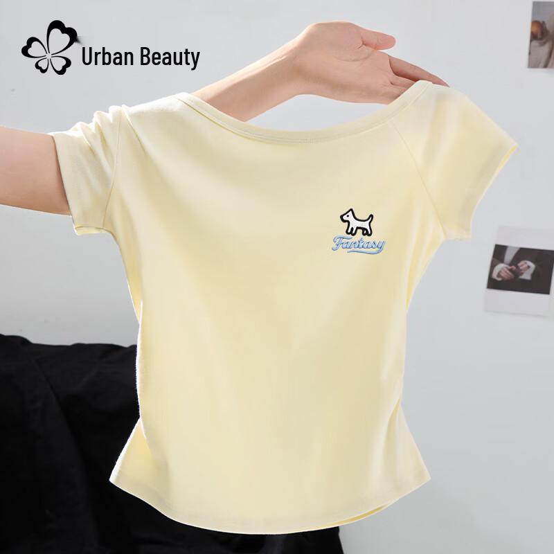 Women s Asymmetrical Shoulder Slim-Fit T-Shirt S