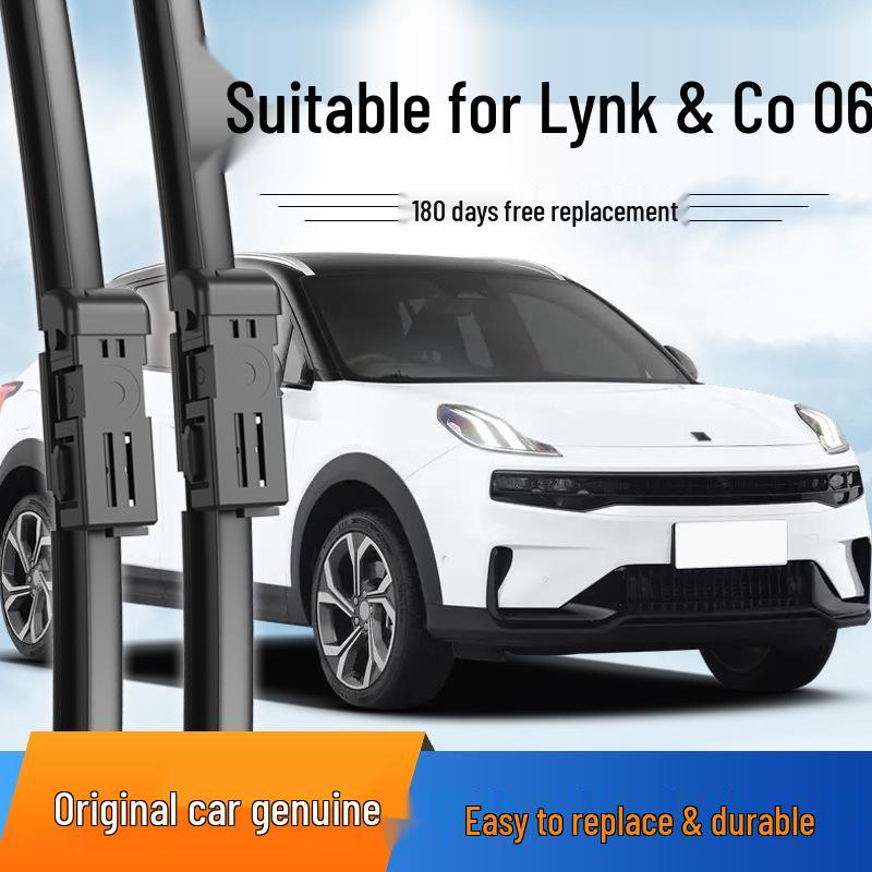 Безкаркасная передняя щетка стеклоочистителя Lynk & Co 06 (2020-2023 гг.) Специальный EM-P для новой энергетики Lynk & Co 06 2020-2023 Set (Front Pair)