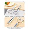 Stainless Steel Vegetable Fruit Peelers With Dual Sharp Blades And Rust Resistant Perfect For Home Kitchen Daily Food Prep