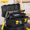 Deli 21-inch Reinforced 3-Layer Folding Tool Box