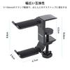 aceyoon Headphone Dual Headphone Hanger for 2 No Drilling Clamp Storage Bag Headphone Black Under-Desk Stand, Headphones, Required, Type, 360-Degree