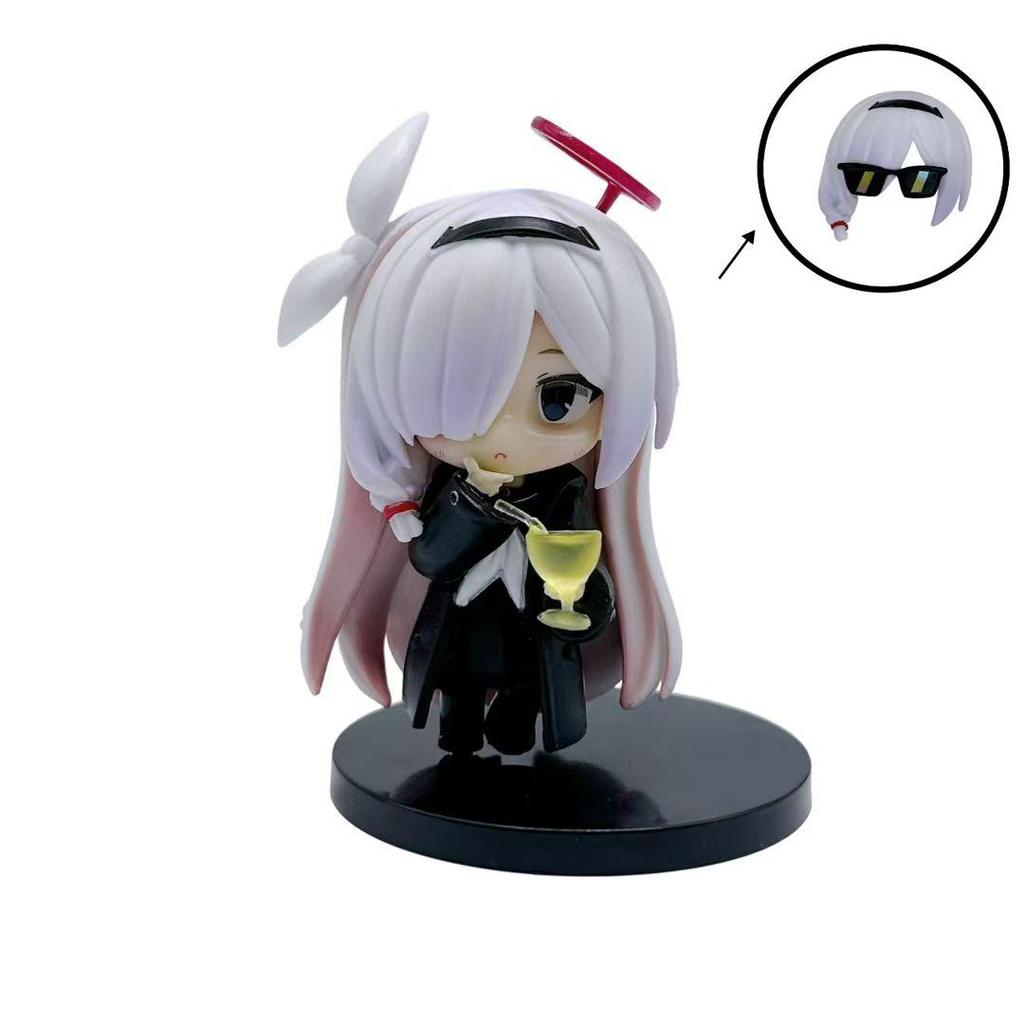 Blue Archive The Animation Figure Anime Periphery Kawaii Car Decoration Model Toy Doll Christmas Gifts Q A.R.O.N.A Version Kid Friendly Entertaining