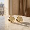 1 Pair Chunky Earrings for Women, Polished Geometric Dangle Earrings, Large Statement Jewelry Accessories