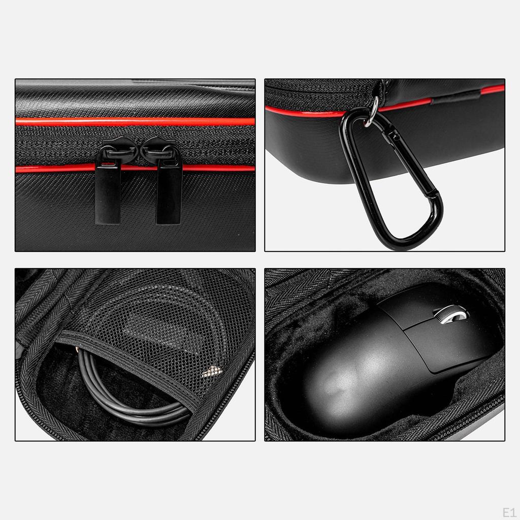 Hard Polypropylene Carrying Case for GPW4 Wired Mice, Wear-resistant, Ideal Computer Games