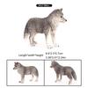 Wolf Figurines Set Realistic Wolf Family Figures Educational Toys Cake Toppers for Kids Aged 3 Years Old and U