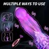 Alien Tentacle Vibrator - Liquid Silicone Anal Toy for Men & Women, Electric Stimulating Adult Sex Toy for Beginners