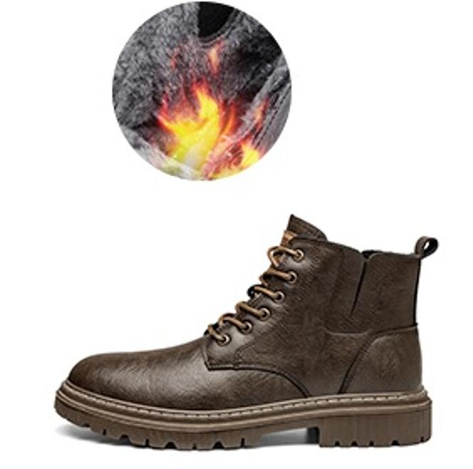 2026 New Men s Warm Leather Boots Genuine Cowhide Wool Lined Non - slip Ankle Boots for Outdoor Autumn Winter Size 38 - 44 44 7960₽