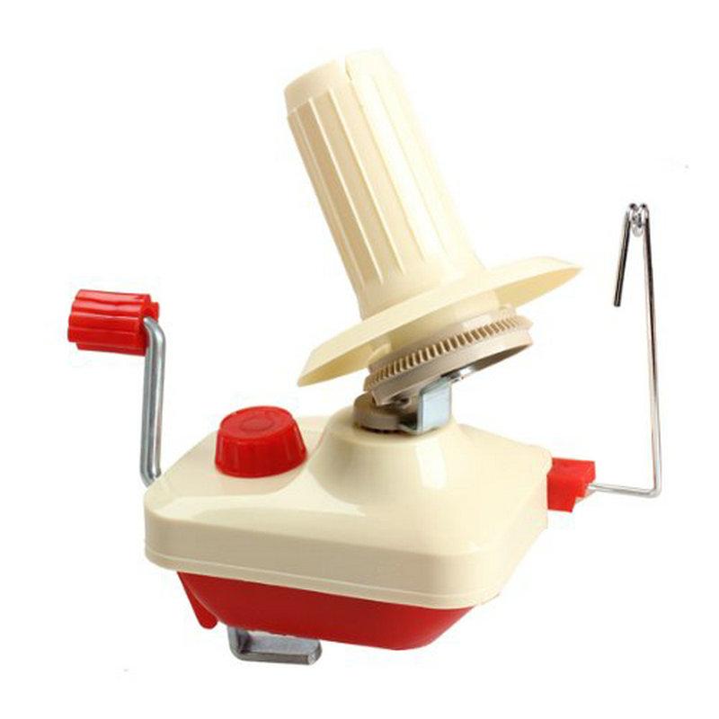 Portable Hand Operated Yarn Winder Fiber Wool Manual Handheld Winder Machine for DIY Sewing Making Accessories String Ball Maker