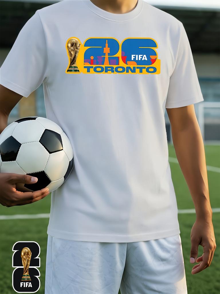 Men'S Home Wear Top [FIFA World Cup Authorization] FIFA. 2026 World Cup Sports Short Sleeved Casual Men'S Clothing
