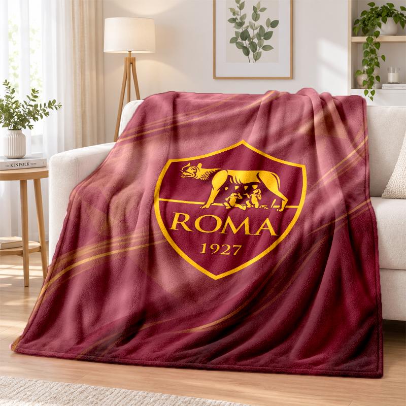 AS Roma Printed Flannel Blanket Warm Comfort Bed Throw For Indoor Home Decoration
