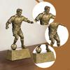Football Player Statue Decorative Figurine Collectible Desktop Ornament Trophy Award for Desk