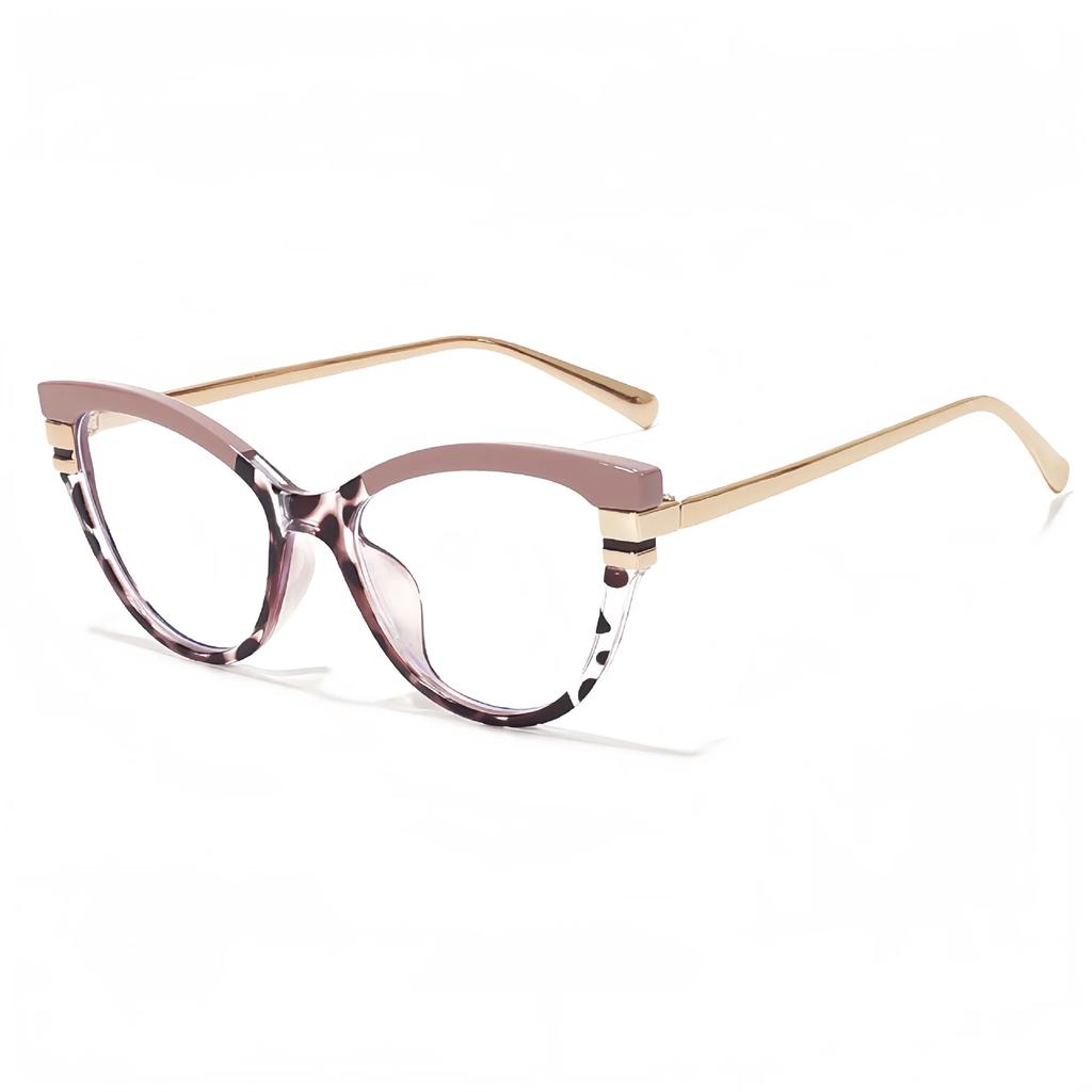 Vintage Katzenaugen Anti-Blaulicht Optische Linsen Brillen Damen Luxus Myopie Individuell Anpassen Sehstärke Photochrome Brillen Rahmen