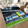Manchester City Floor Rug Office Rug Suitable For Decorate Room Entryway Bedrooms Dining Room Antislip Carpet Decorate Offices Birthdaychristmas Gift